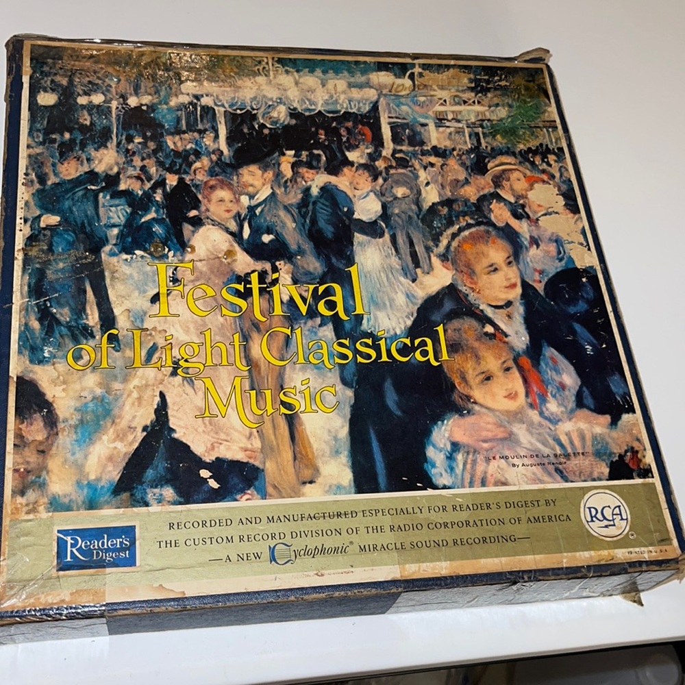 Readers Digest Festival of Lights 12 vinyl record set